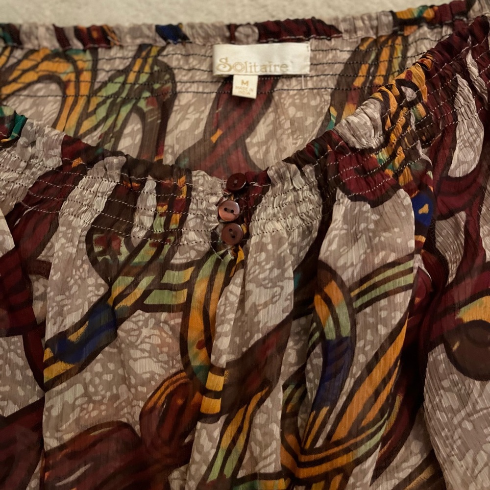 Patterned blouse - Picture 2 of 2